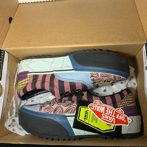 limited edition nightmare before Christmas platform stacked vans in original box